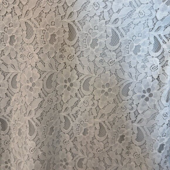 Banana Republic Factory Women's Medium Gray V Neck Sweater Lace Back Mixed Media - Picture 4 of 16